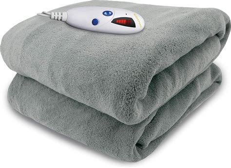 Biddeford Blankets Micro Plush Heated Throw With Digital Controller