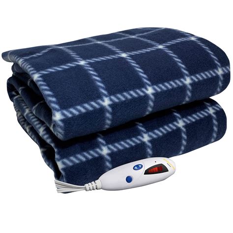 Biddeford Heated Fleece Throw Blanket