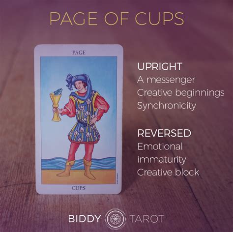 biddy page of cups