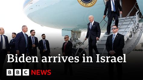 biden arrives in israel