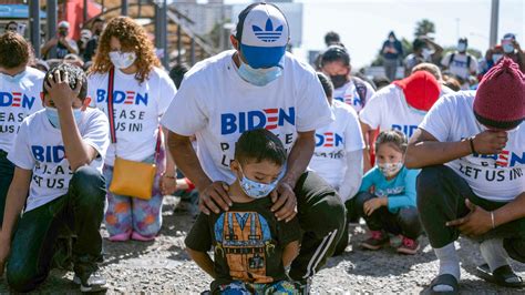 biden speaks of crisis at the border