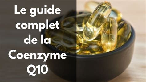 bienfaits de la coenzyme q10