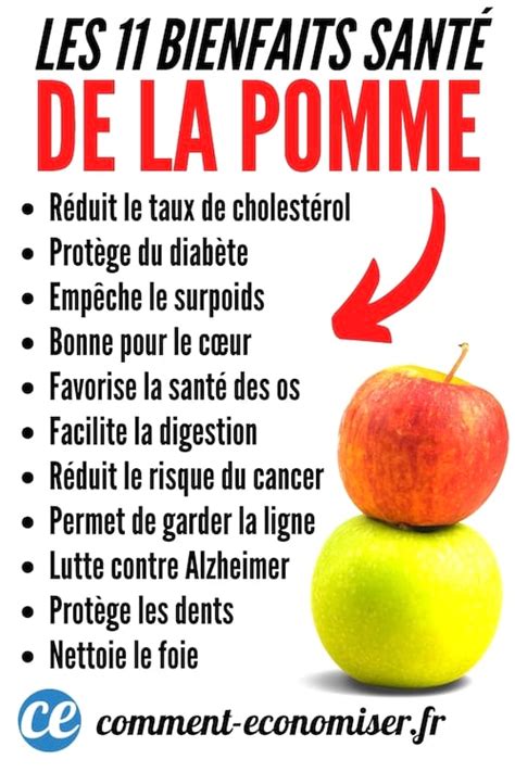 bienfaits de la pomme fruit