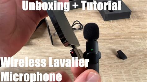 Bietrun Wireless Lavalier Microphone Setup