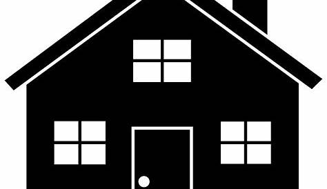 Big House Clipart Black And White Illustration Of Stock Vector. Illustration Of