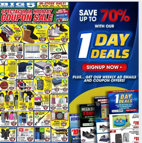 big 5 sporting goods weekly ad coupon