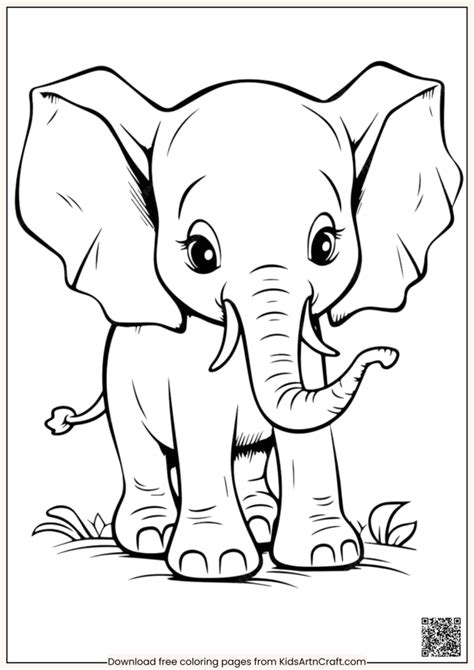 Big Animals Coloring Page