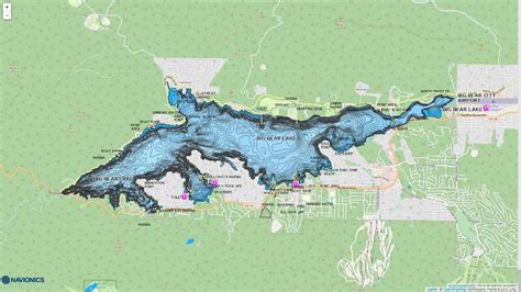 Big Bear Lake Ca Depth