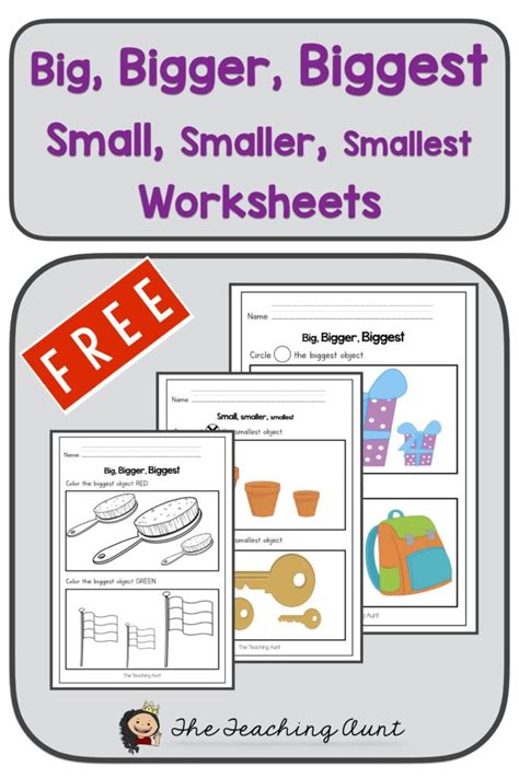 Big Bigger Biggest Lesson Plan