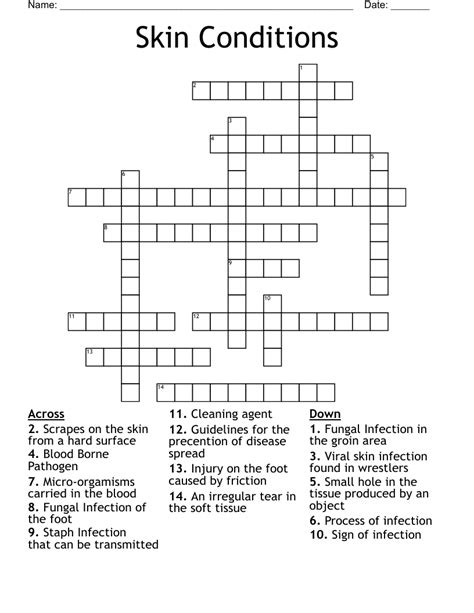 big brand in skin care crossword