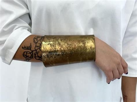 Big Bronze Cuff Bracelet
