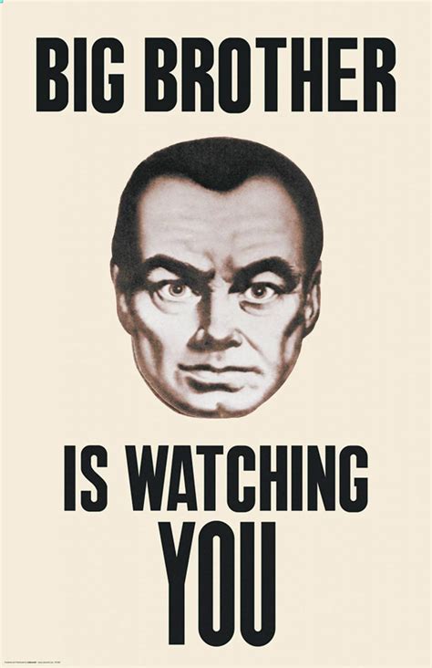 big brother is watching you george orwell