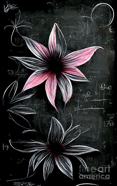 Big Chalk Flowers