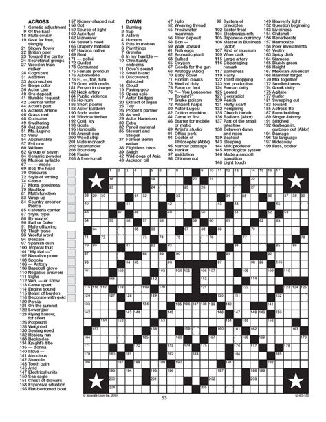 big crosswords