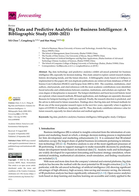 big data and predictive analytics for business intelligence a bibliographic study