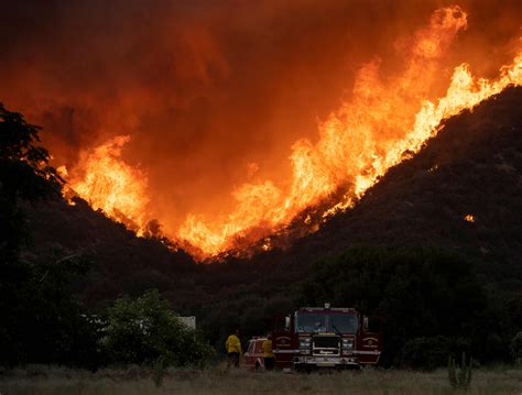 big fire in california today