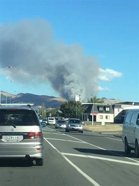 big fire in christchurch today