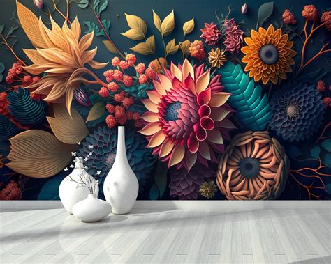 Big Floral Wallpaper