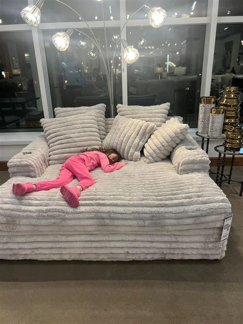 Big Fluffy Red Couch