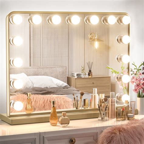 Big Gold Vanity Mirror