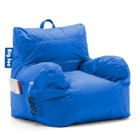 big joe bean bag chair blue