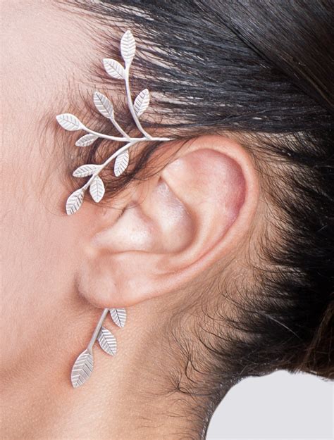 Big Leaves Ear Cuff