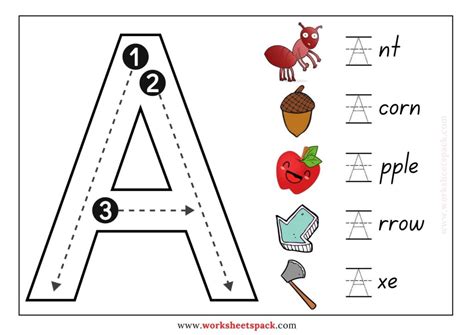 Big Letter Tracing Printable