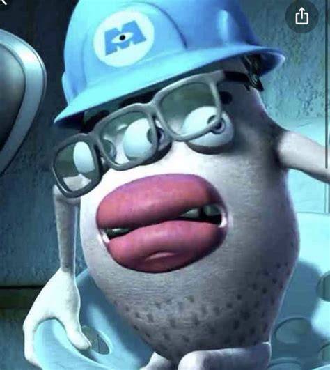 Monsters Inc Red Guy With Big Lips Pict Art