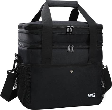 Lunch Box For Men, 18 Cans Large Leakproof Insulated Big Box, Lunchbox