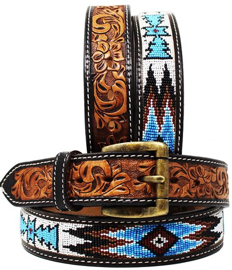 big men s western leather belts