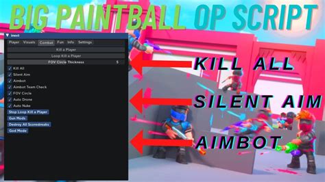 Big Paintball Script God Mode