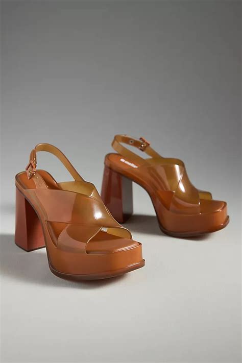 Big Platform Jelly Sandals