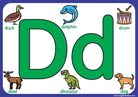 Big Printable Letter D