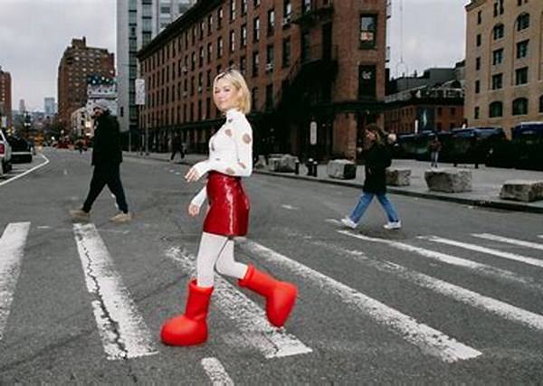 Big Red Boots in Fashion