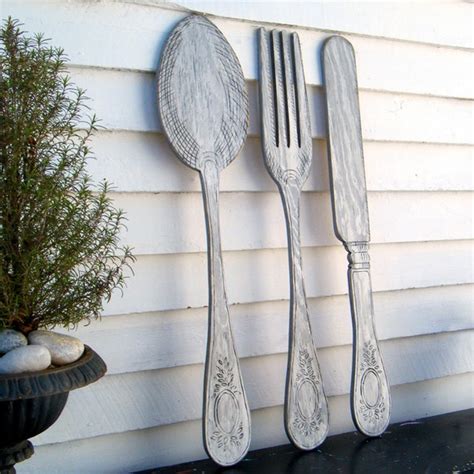 Big Spoon Fork Wall Decor