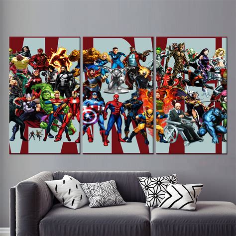 Big Superhero Wall Art