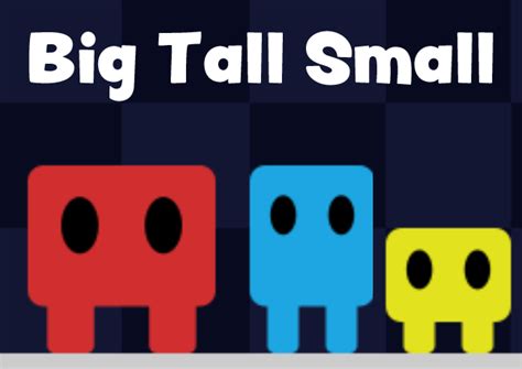 big tall small math playground
