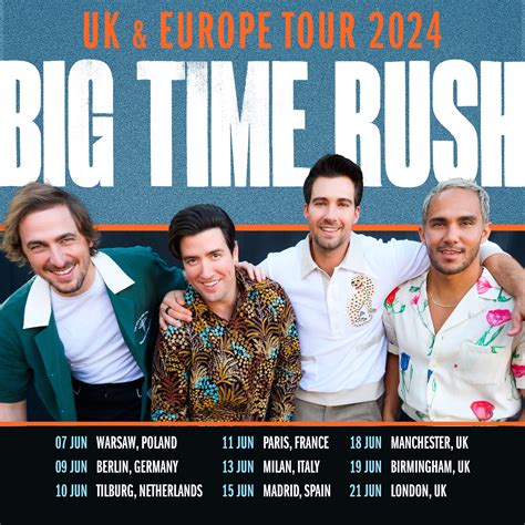 big time rush europe tour 2024