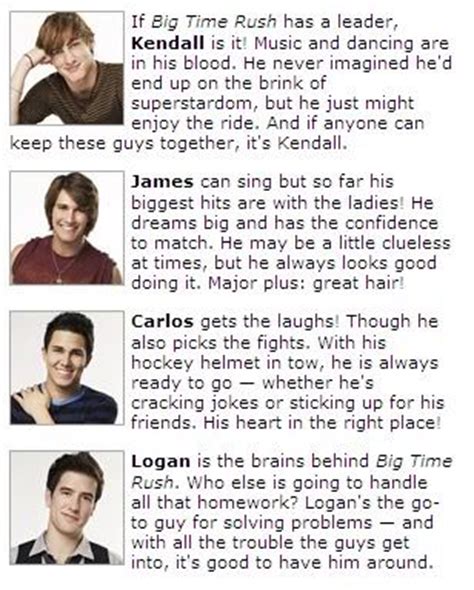 big time rush members names and facts