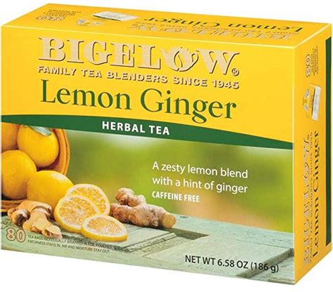 bigelow tea lemon ginger