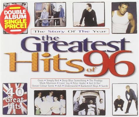 biggest hits of 1996 uk