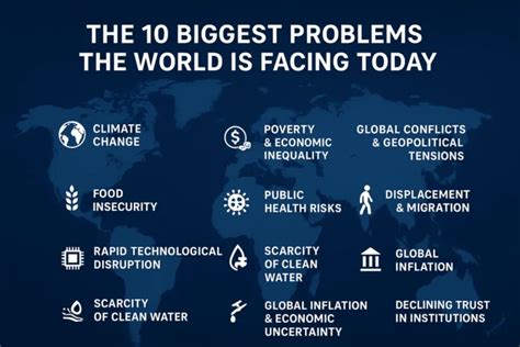 The Biggest World Problems We Need To Solve Right Now