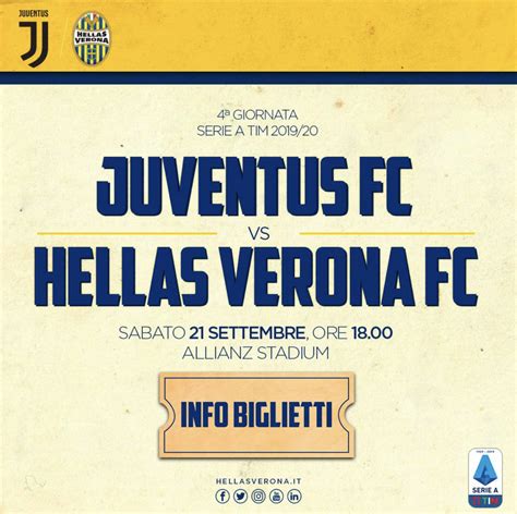 biglietti hellas verona juventus