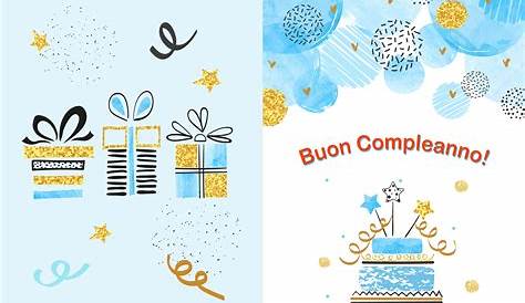 Biglietti di Auguri di Buon Compleanno da stampare Gratis