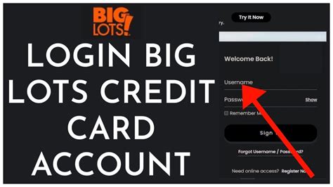 biglots card login