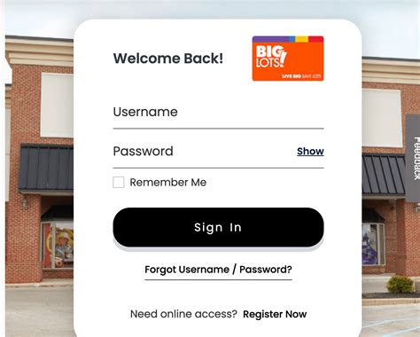 biglots payment login