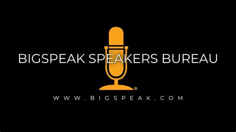 bigspeak speakers bureau