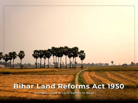 Bihar Land Reforms Act 1950
