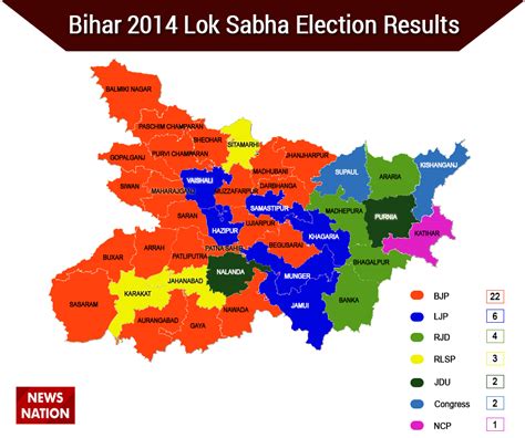 bihar lok sabha constituency map