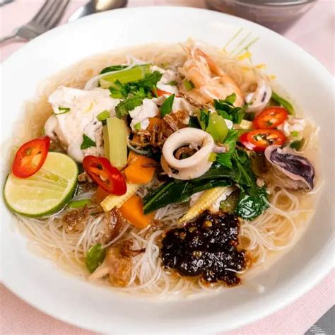 Bihun Sup Ala Restoran Thai Dan Sambal Kicap